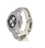 Breitling Avenger Super Avenger II 48 NEW BREITLING SERVICE 2017 B+P | steel black