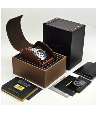 Breitling Avenger Super Avenger II 48 NEW BREITLING SERVICE 2017 B+P | steel black