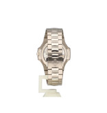 Patek Philippe Nautilus Perpetual Calendar 40 2019 winder + papers | white gold blue moonphase