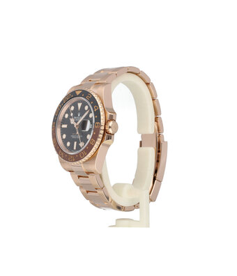 Rolex GMT-Master II 40 NEW ROLEX SERVICE - 2019 B+P | rose gold rootbeer Oyster