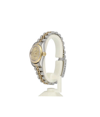 Rolex Lady-Datejust 24 1998 box + papers | yellow gold steel champagne diamond Jubilee