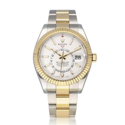 Sky-Dweller  42 2021 box + papers | steel / yellow gold white Oyster