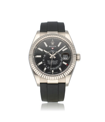 Rolex Sky-Dweller  42 white gold black 2023 box + papers