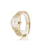 Rolex Day-Date 36 yellow gold white roman rehaut domed Oyster 2008 box + papers