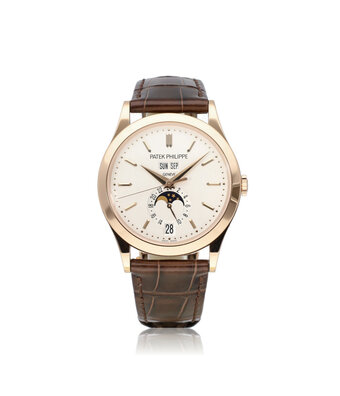 Patek Philippe Complications Annual Calendar 39 rose gold from 2016 B+P | NEW PATEK SERVICE