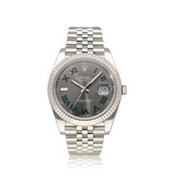 Rolex Datejust 41 Wimbledon - 2021 box + papers | steel - white gold Jubilee