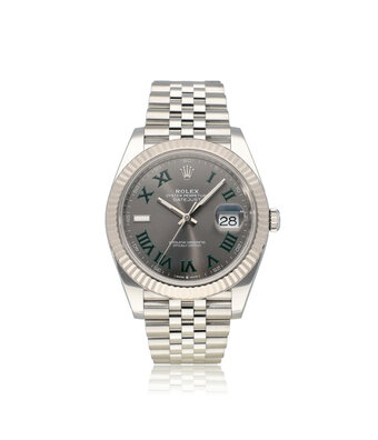 Rolex Datejust 41 Wimbledon - 2021 box + papers | steel - white gold Jubilee