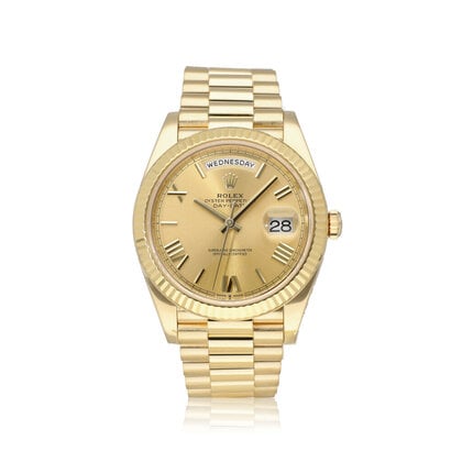 Day-Date 40 2020 box + papers | yellow gold champagne Roman President