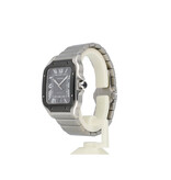 Cartier Santos de Cartier  Large 2021 box + papers | steel black / grey / slate