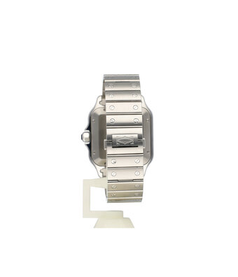 Cartier Santos de Cartier  Large 2021 box + papers | steel black / grey / slate