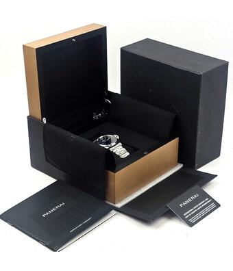 Panerai Luminor Due  42 NEW PANERAI SERVICE - B+P | steel blue - OPEN DATE
