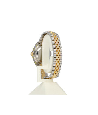 Rolex Lady-Datejust 28 NEW ROLEX SERVICE - 2020 B+P | steel / gold champagne diamonds