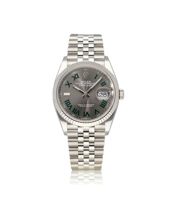 Rolex Datejust 36 Wimbledon 2021 box + papers | steel - white gold Jubilee