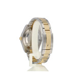 Rolex Datejust II 41 steel - yellow gold fluted black Wimbledon roman Oyster 2016 B+P