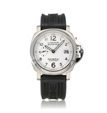 Panerai Luminor  40 2008 box + papers | steel white rubber