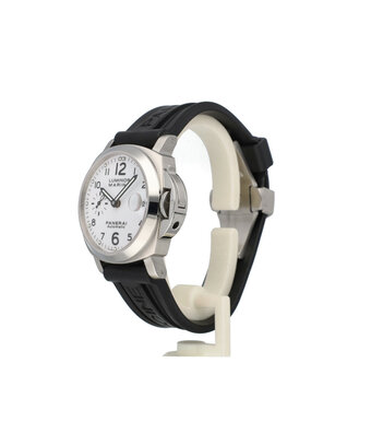 Panerai Luminor  40 2008 box + papers | steel white rubber