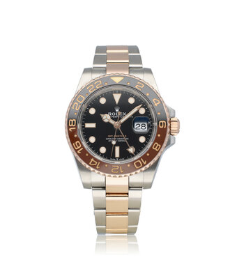 Rolex GMT-Master II 40 steel - rose gold Oyster Rootbeer 2021 box + papers