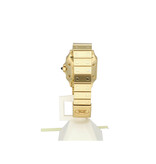 Cartier Santos de Cartier Galbée 34,8 automatic yellow gold white + box