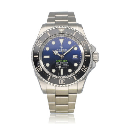 Sea-Dweller  44 NEW ROLEX SERVICE - 2019 box + papers | deep blue / d-blue / Cameron