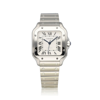 Santos de Cartier  Medium 2025 box + papers | steel silver | ref. 4075 |