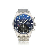 IWC Pilot's Watch Chronograph 43 steel day-date black 2019 + papers
