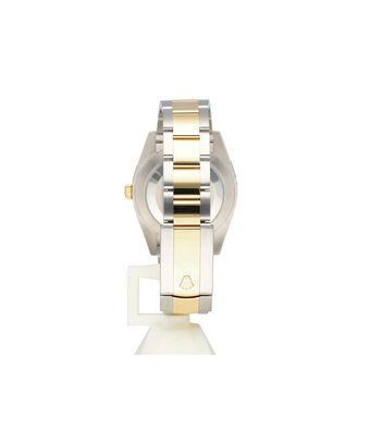 Rolex Datejust 41 2022 box + papers | steel - yellow gold champagne domed Oyster
