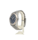 Rolex Datejust 41 NEW ROLEX SERVICE | steel - white gold blue Jubilee + box