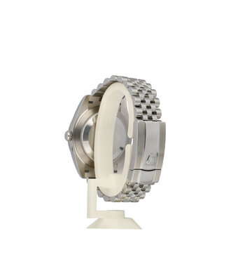 Rolex Datejust 41 NEW ROLEX SERVICE | steel - white gold blue Jubilee + box