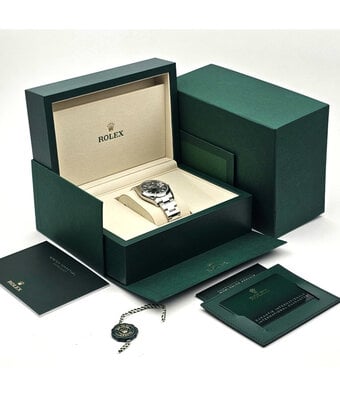 Rolex Datejust 36 UNWORN green 2026 box + papers | steel domed Oyster