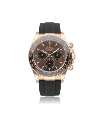 Rolex Daytona  40 - 2025 box + papers | rose gold choco ceramic rubber - Oysterflex