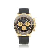 Rolex Daytona  40 - 2022 box + papers | Paul Newman yellow gold ceramic Oysterflex - black / cha