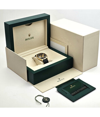 Rolex Daytona  40 - 2022 box + papers | Paul Newman yellow gold ceramic Oysterflex - black / cha