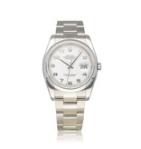 Rolex Datejust 36 NEW ROLEX SERVICE - 2007 + papers | steel white Oyster Z-serial