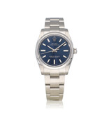 Rolex Oyster Perpetual 34 2022 box + papers | steel blue index domed Oyster