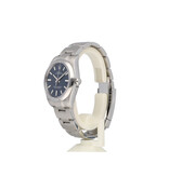 Rolex Oyster Perpetual 34 2022 box + papers | steel blue index domed Oyster