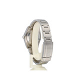 Rolex Oyster Perpetual 34 2022 box + papers | steel blue index domed Oyster