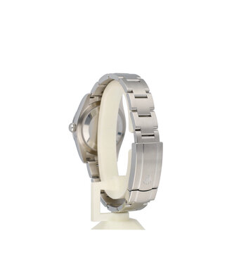 Rolex Oyster Perpetual 34 2022 box + papers | steel blue index domed Oyster