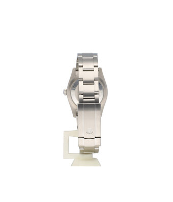 Rolex Oyster Perpetual 34 2022 box + papers | steel blue index domed Oyster