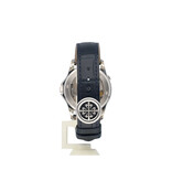 Patek Philippe Complications World Time 40 - 2010 box + papers | platinum silver - blue alligator leather