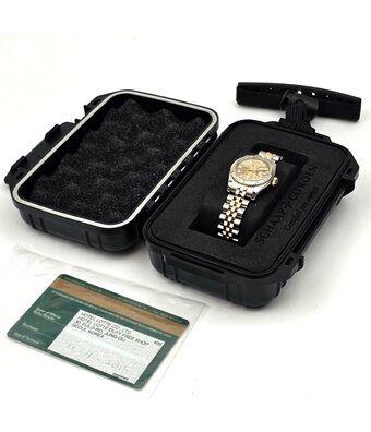 Rolex Lady-Datejust 26 - 2015 + papers | steel - gold champagne diamond Jubilee - computer