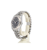 Rolex Datejust 36 steel - white gold diamond black computer Jubilee + papers