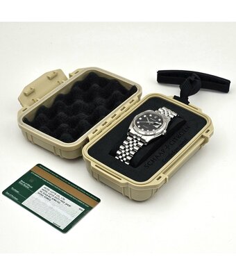 Rolex Datejust 36 steel - white gold diamond black computer Jubilee + papers