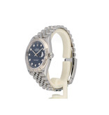 Rolex Datejust 41 NEW ROLEX SERVICE - 2019 B+P | steel blue diamond Jubilee