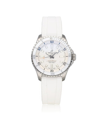 Breitling Superocean Automatic 36 NEW - UNWORN - 2026 B+P | steel white rubber