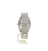Rolex Datejust 36 NEW ROLEX SERVICE - 2018 B+P | steel - white gold black date Jubilee