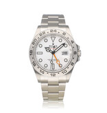 Rolex Explorer II  42 NEW ROLEX SERVICE - 2022 B+P | steel black orange