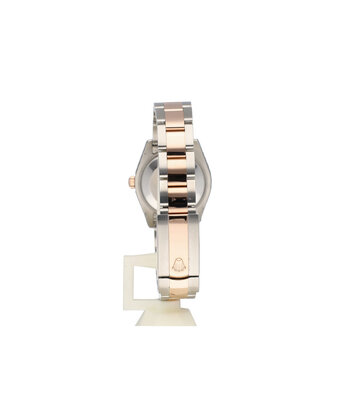 Rolex Datejust 31 NEW ROLEX SERVICE - 2019 B+P | steel - rose gold rare pink crystal diamond dia