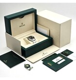 Rolex Milgauss 40 NEW ROLEX SERVICE - 2012 B+P | steel black domed orange Oyster