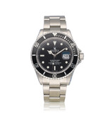 Rolex Submariner Date 40 NEW ROLEX SERVICE - 2005 box + papers | steel black Oyster
