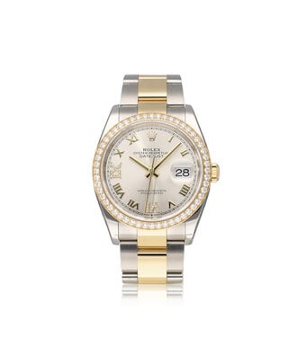 Rolex Datejust 36 NEW ROLEX SERVICE + box | steel yellow gold Oyster silver roman